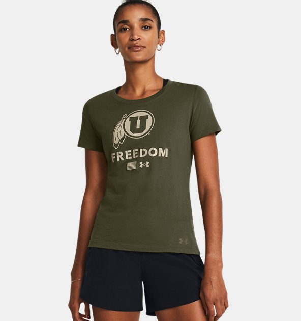 Under Armour Women's UA Freedom Performance Cotton Collegiate T-Shirt
